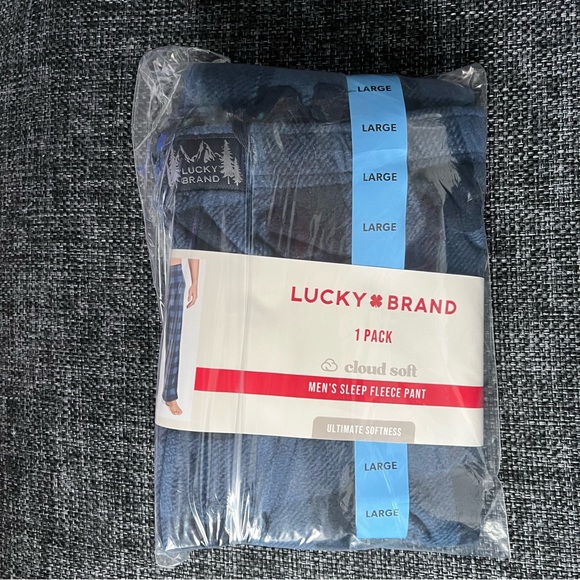 NWT Lucky Brand Men's Sleep Fleece Pant Size Large - Picture 5 of 5